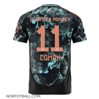 Billige Fotballdrakt Bayern Munich Kingsley Coman #11 Replika Bortedrakt 2024-25 Kortermet